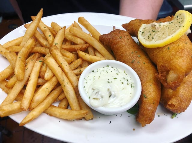 Fish and Chips.