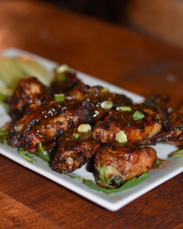 Specialty Grilled Wings.